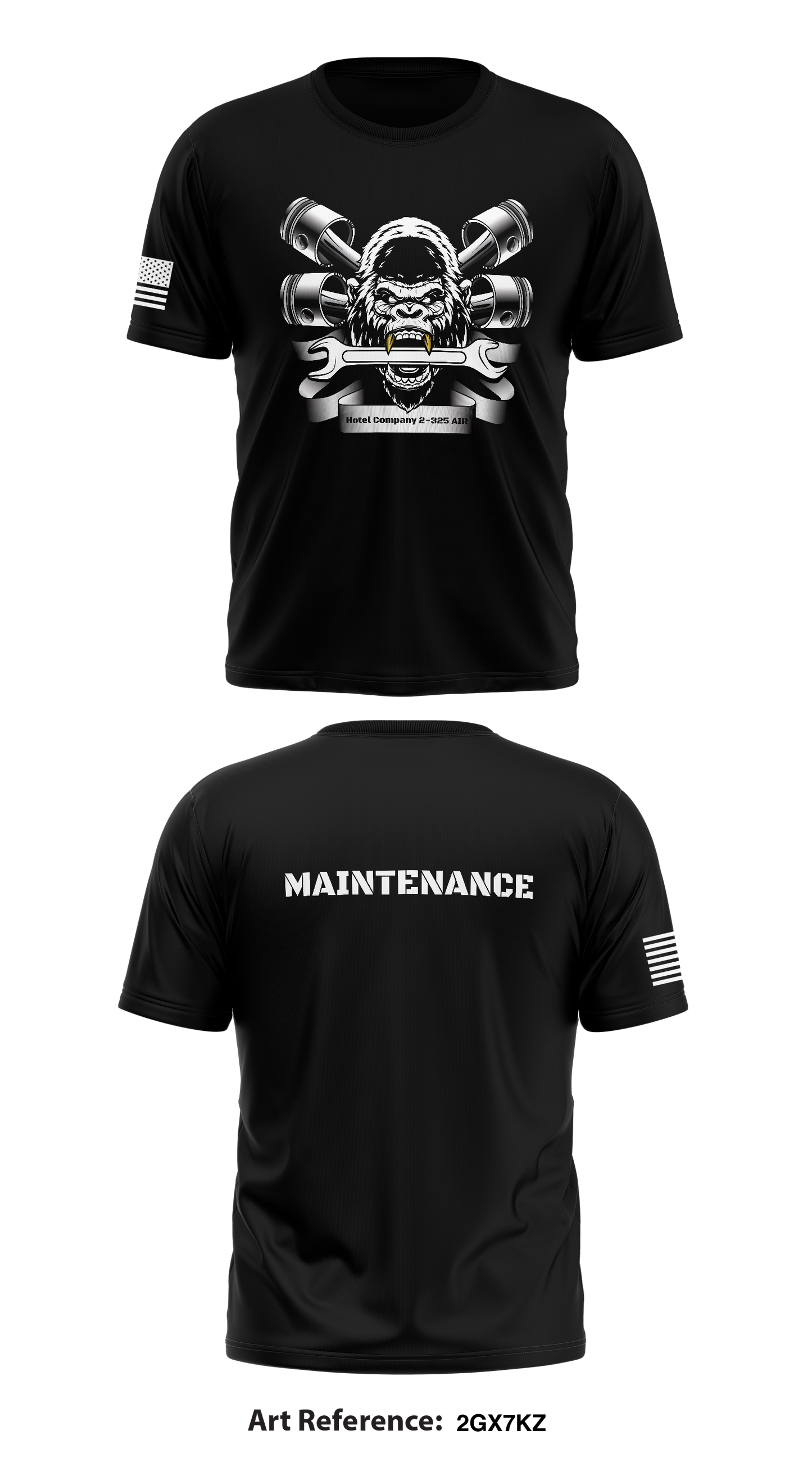 Hotel Company 2-325 AIR Store 1 Core Men's SS Performance Tee - 2gx7KZ