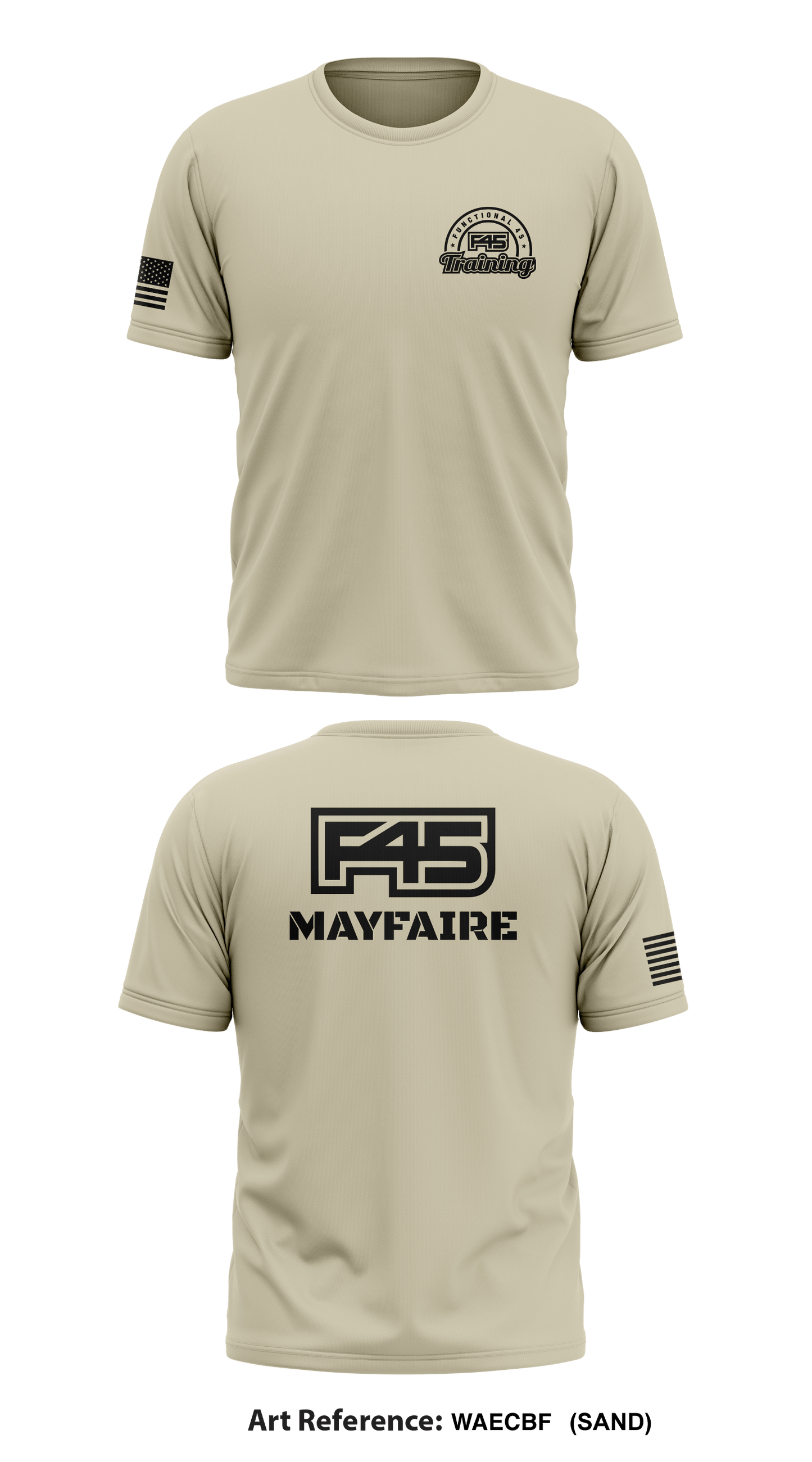 F45 Training Mayfaire Store 1 Core Men's SS Performance Tee - waEcbF