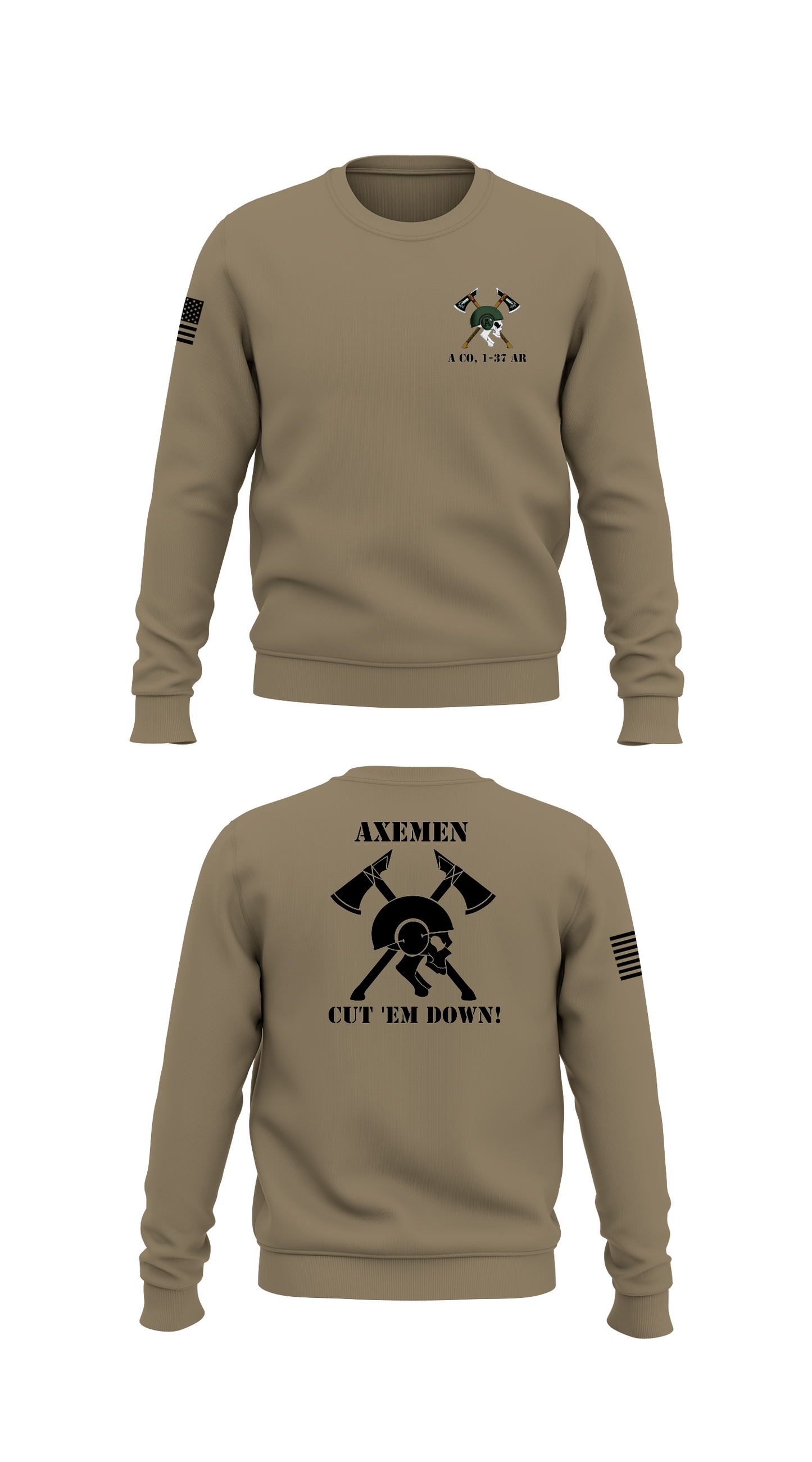 A Co, 1-37 AR Store 1 Core Men's Crewneck Performance Sweatshirt - 37067294592