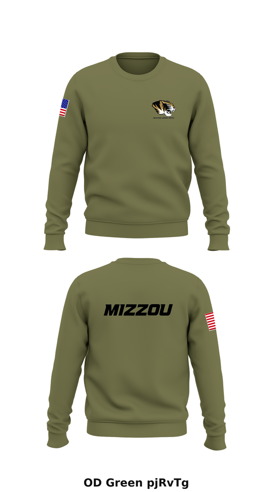 Mizzou Army ROTC Store 1 Core Men's Crewneck Performance Sweatshirt - pjRvTg