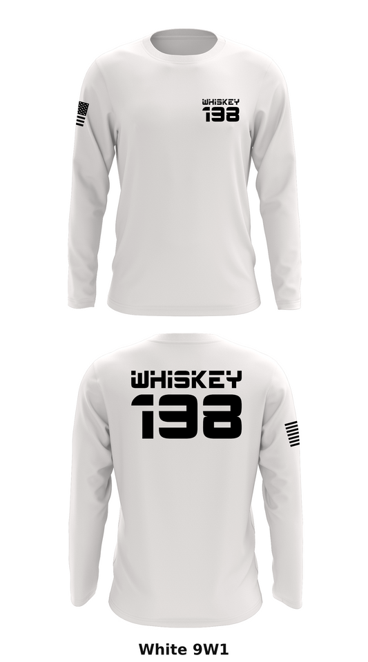 Whiskey 198 Store 1 Core Men's LS Performance Tee - 9W1