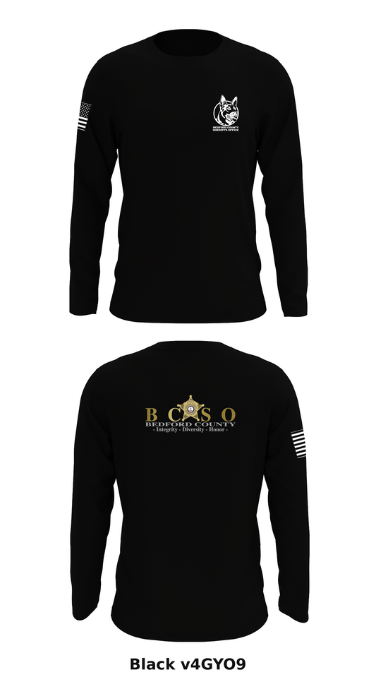 Bedford County Sheriffs Office  Store 1 Core Men's LS Performance Tee - v4GYO9
