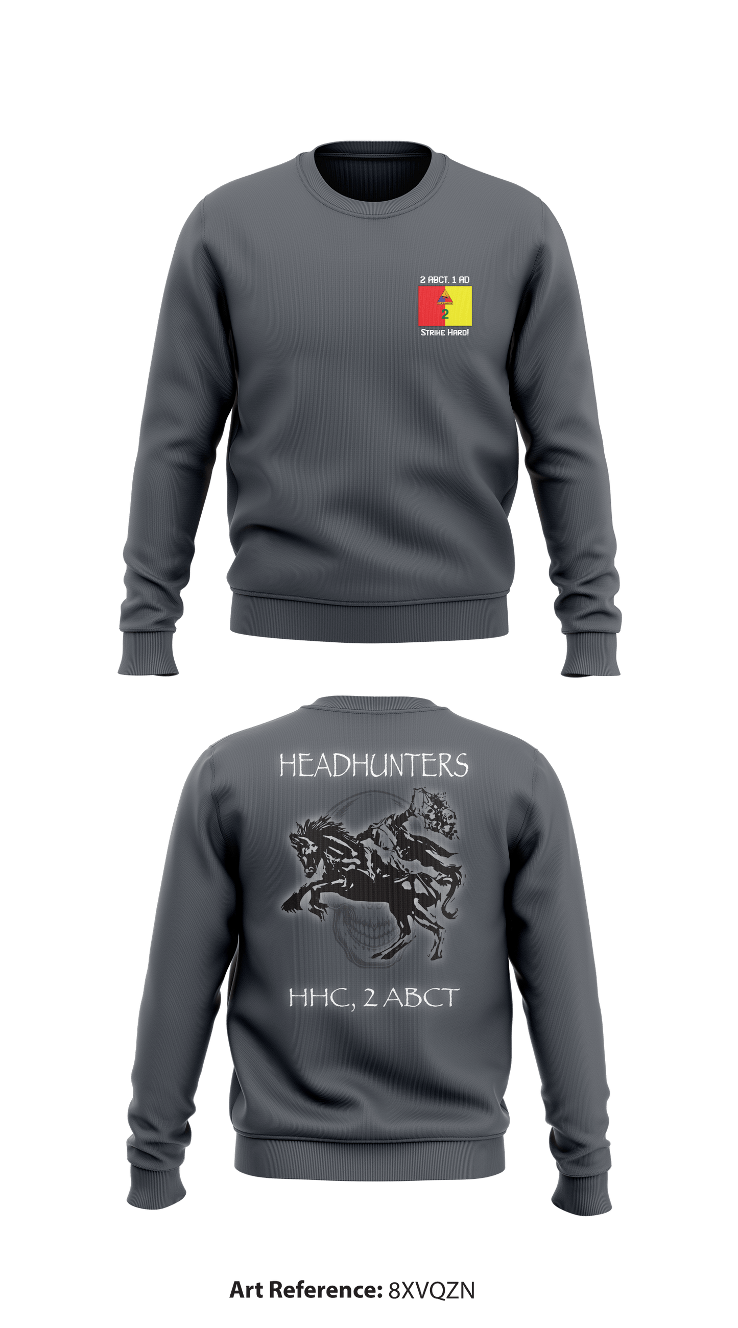 2/1 ABCT HHC Store 1 Core Men's Crewneck Performance Sweatshirt - 8XVqZN