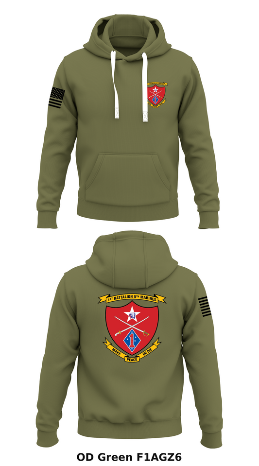 V1/5 Cherokee Company 3rd Platoon Store 1  Core Men's Hooded Performance Sweatshirt - F1AGZ6