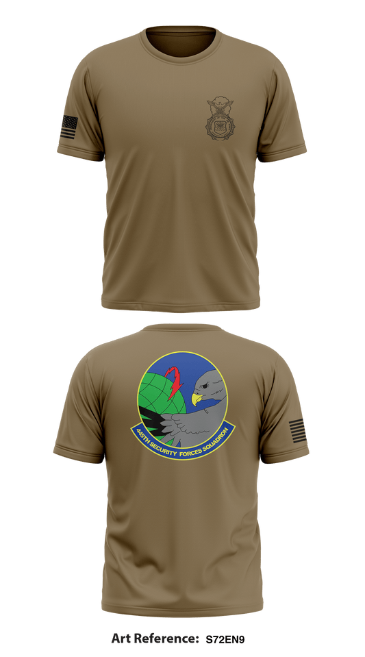 445th SFS WPAFB Store 1 Core Men's SS Performance Tee - S72en9