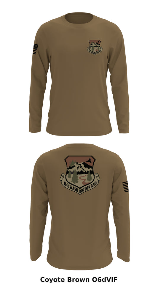 Washington Air National Guard Store 1 Core Men's LS Performance Tee - O6dVlF