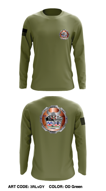 108 CES Store 1 Core Men's LS Performance Tee - 3RLvDY