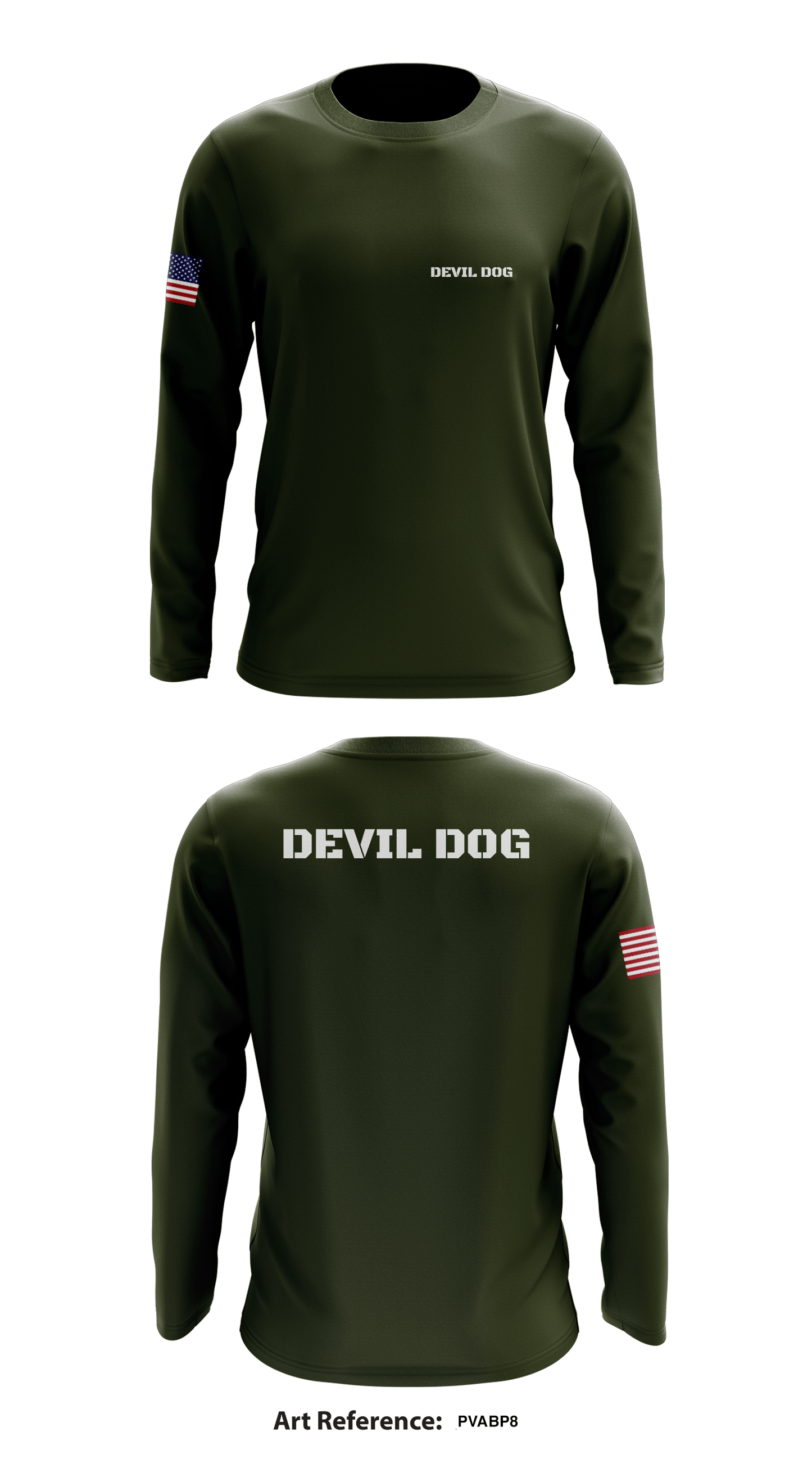 Devil dog Store 1 Core Men's LS Performance Tee - PvaBP8