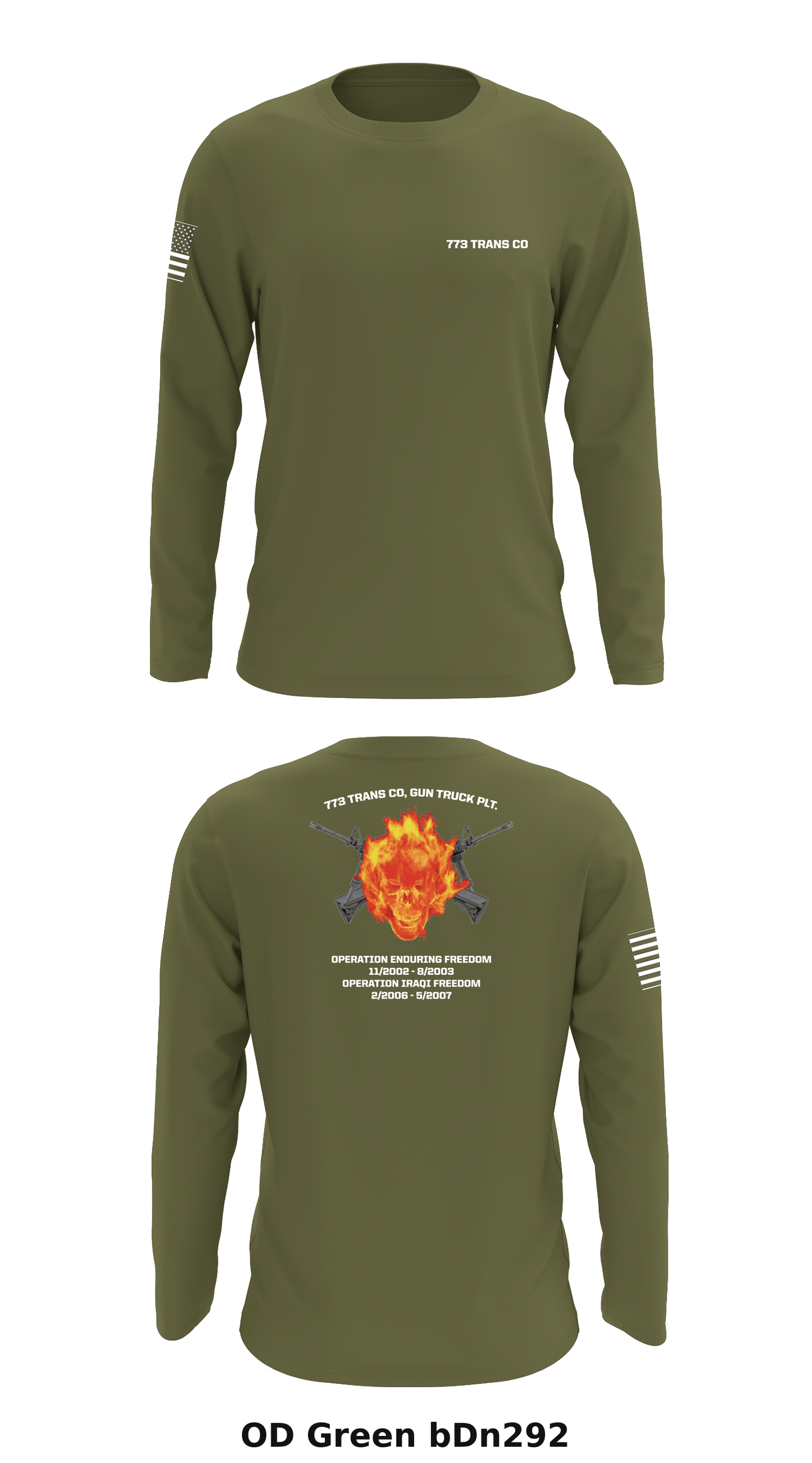 773 Trans Co. Store 1 Core Men's LS Performance Tee - bDn292