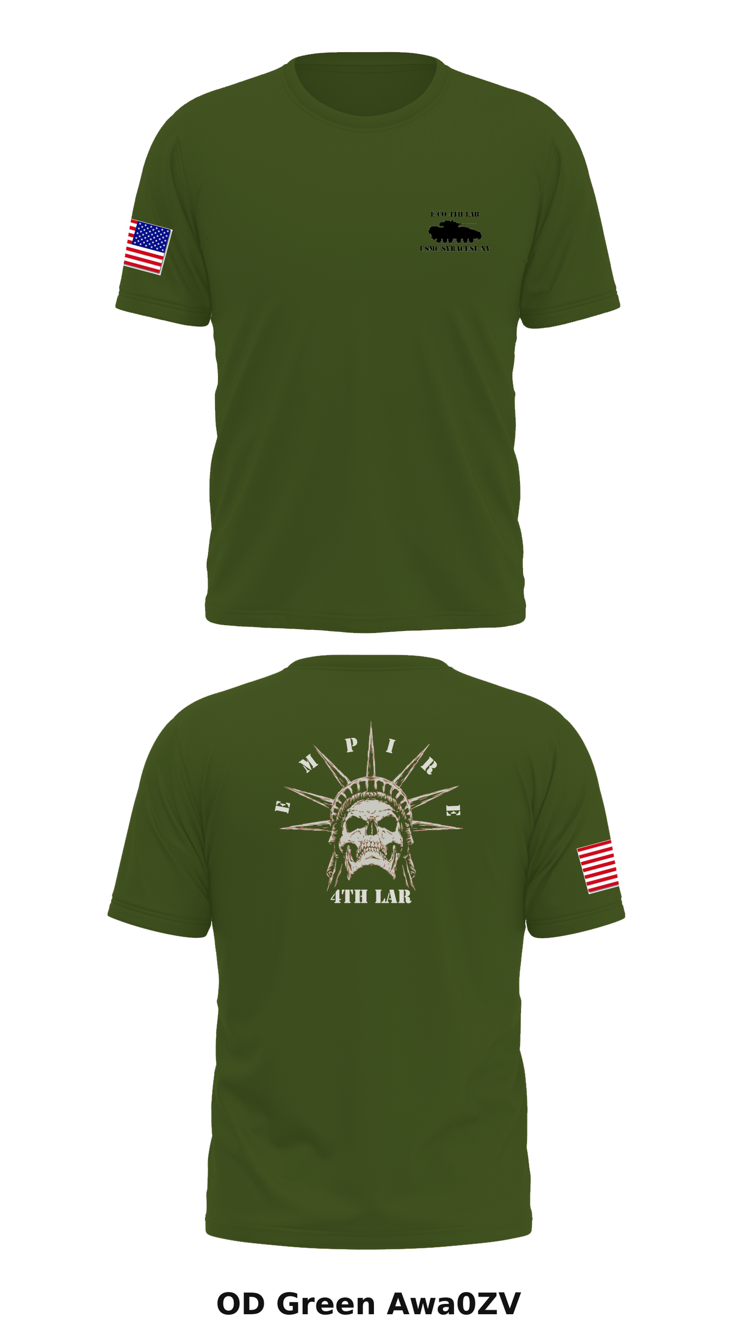 Co E 4th LAR Bn. Core Men's SS Performance Tee - Awa0ZV