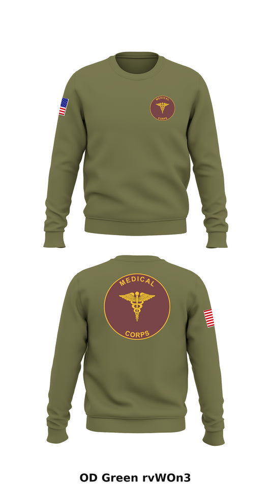 Medical Corps Store 1 Core Men's Crewneck Performance Sweatshirt - rvWOn3