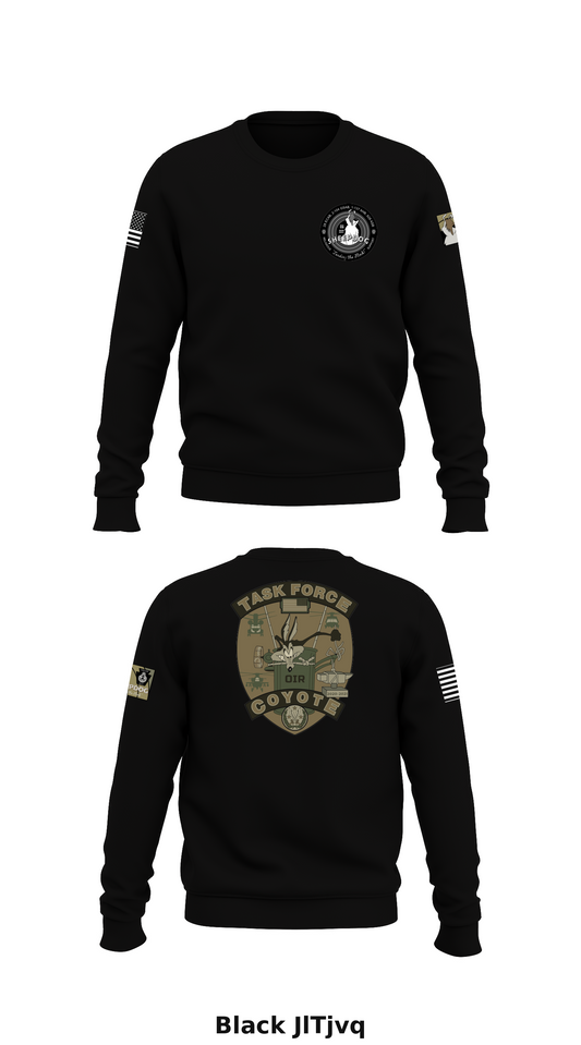 Task Force Coyote Store 1 Core Men's Crewneck Performance Sweatshirt - JlTjvq