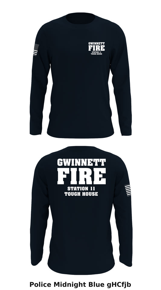 Gwinnett Fire Store 1 Core Men's LS Performance Tee - gHCfjb