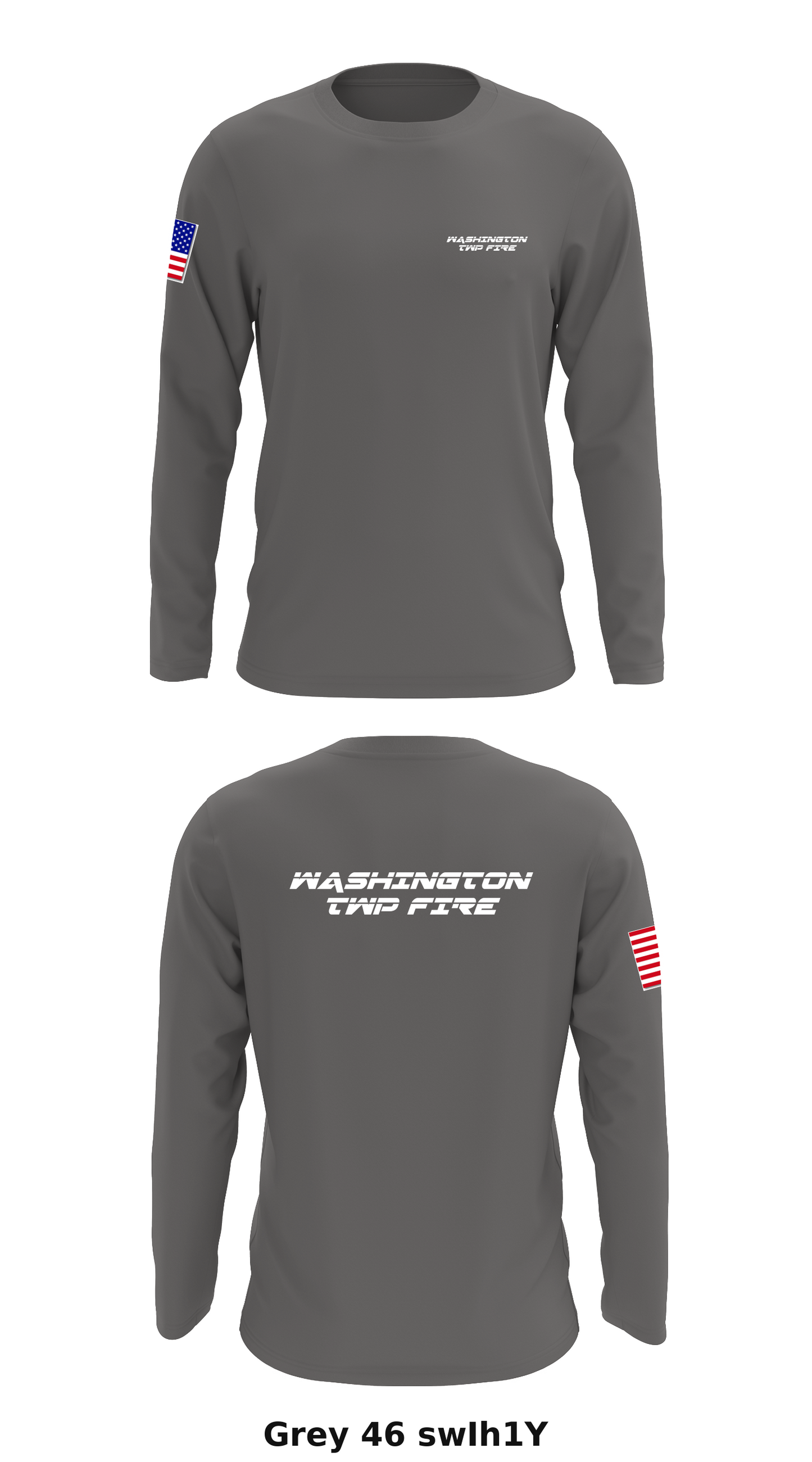 Washington Twp Fire Store 1 Core Men's LS Performance Tee - swIh1Y