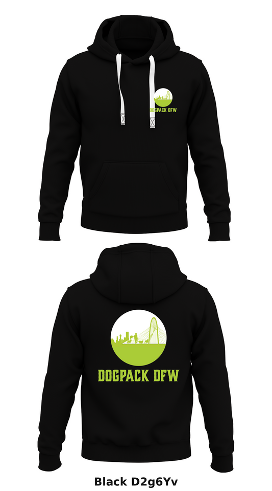 DogPack DFW Store 1  Core Men's Hooded Performance Sweatshirt - D2g6Yv