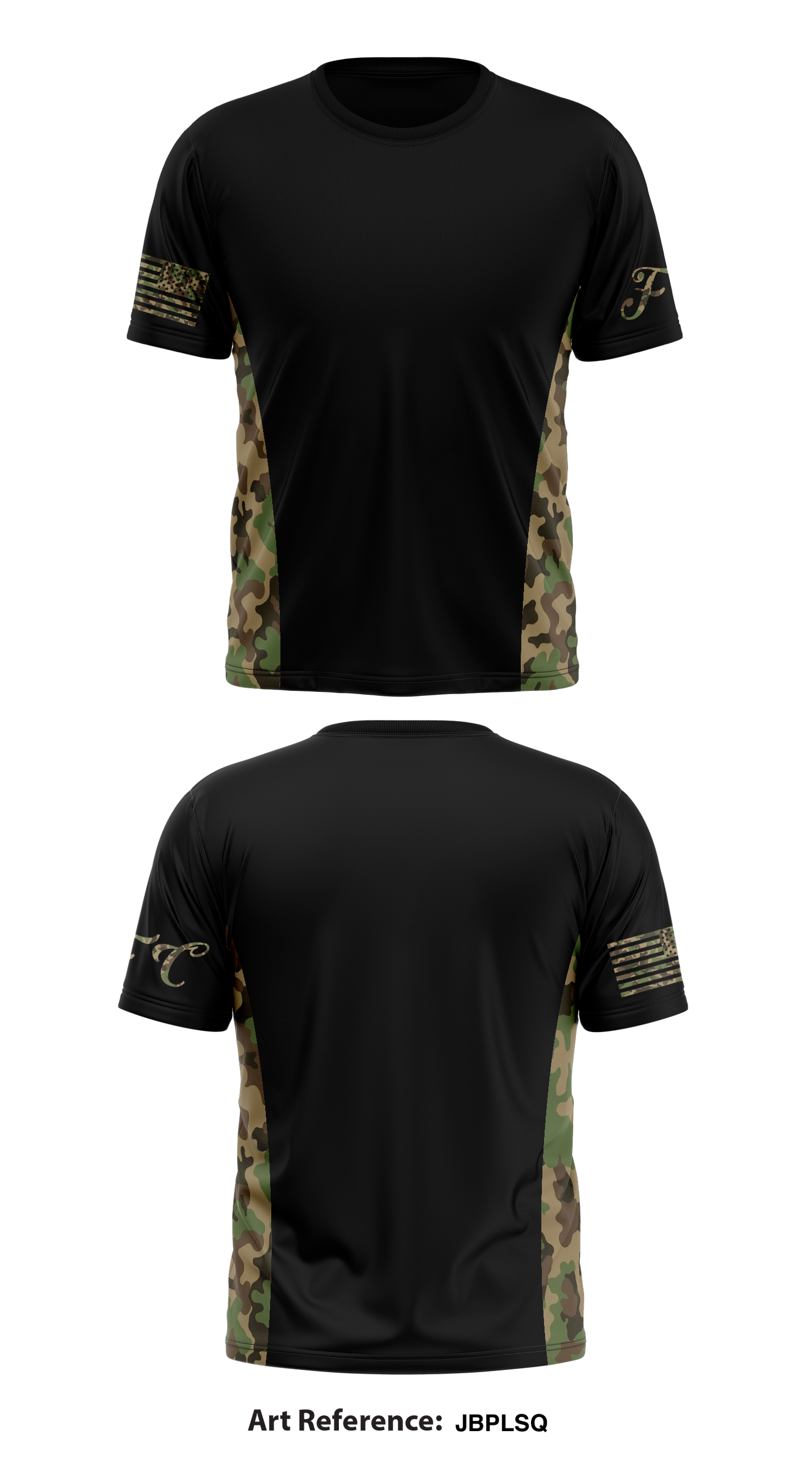 Faith in Camo Core Men's SS Performance Tee - JBPLsq