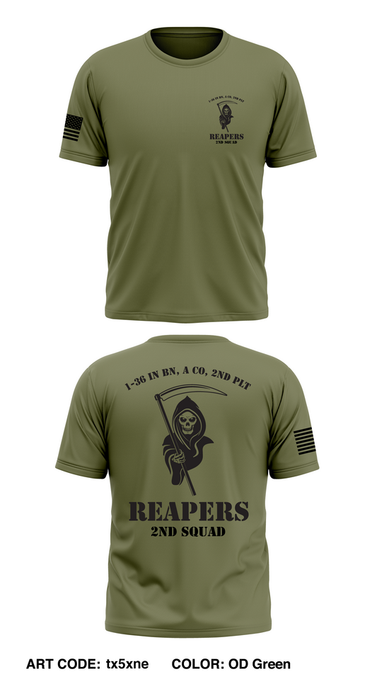 1-36 IN BN, A CO, 2nd Plt Store 1 Core Men's SS Performance Tee - tx5xne