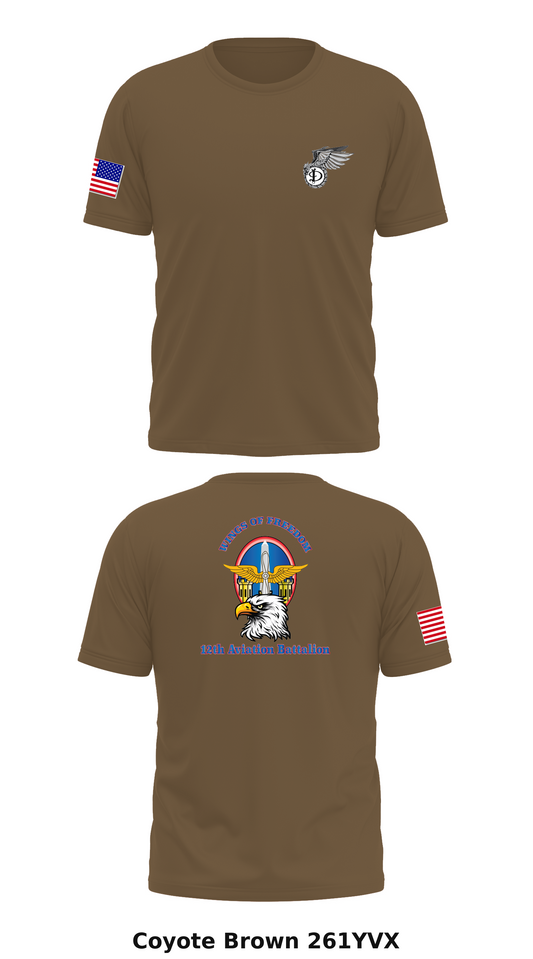 12th Aviation Battalion Store 1 Core Men's SS Performance Tee - 261YVX