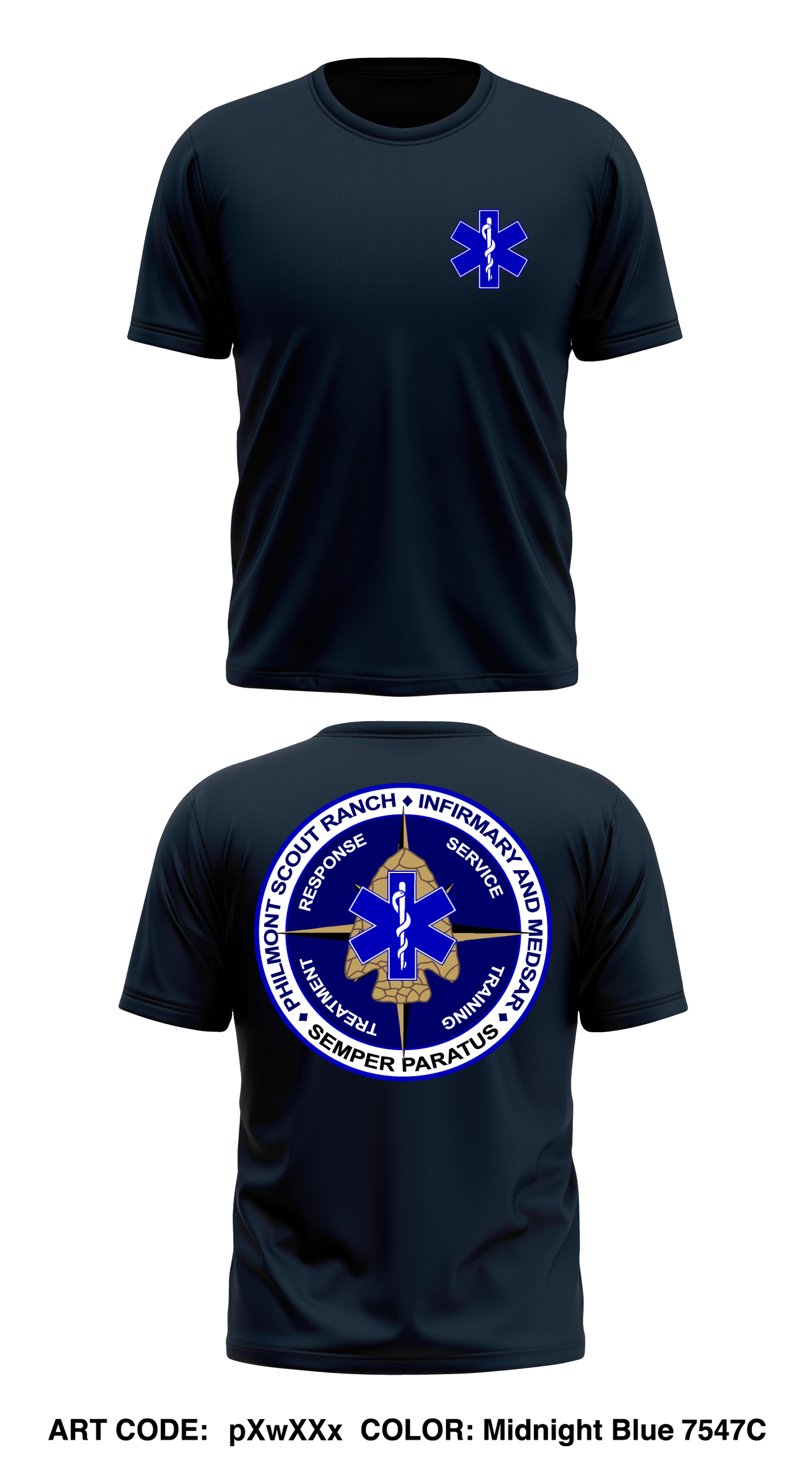Philmont Scout Ranch Infirmary Store 1 Core Men's SS Performance Tee - pXwXXx