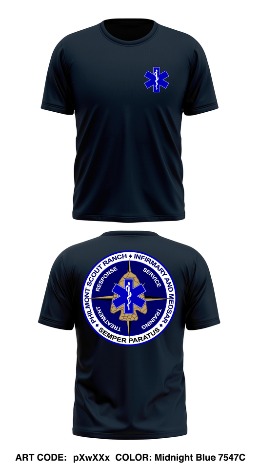 Philmont Scout Ranch Infirmary Store 1 Core Men's SS Performance Tee - pXwXXx