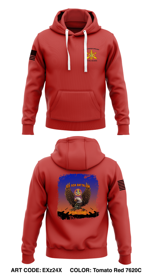 3D Battalion, 2D Air Defense Artillery  Store 1  Core Men's Hooded Performance Sweatshirt - EXz24X
