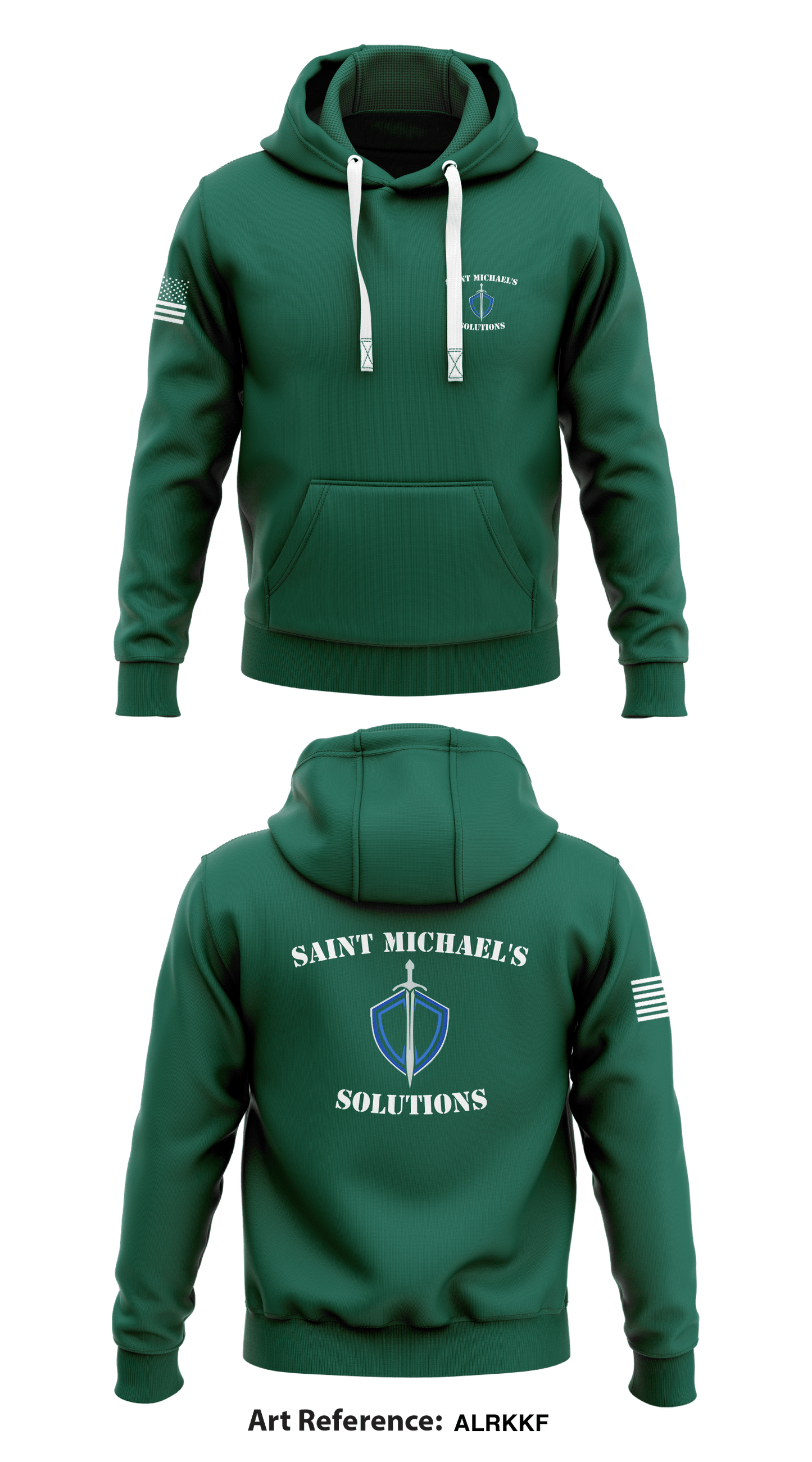 Saint Michael's Solutions Store 1  Core Men's Hooded Performance Sweatshirt - aLRkkF