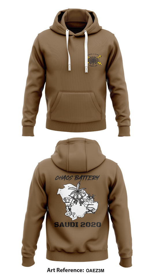 Chaos Battery, 4-27 FA, 2/1 AD Store 1  Core Men's Hooded Performance Sweatshirt - oaEZ3M