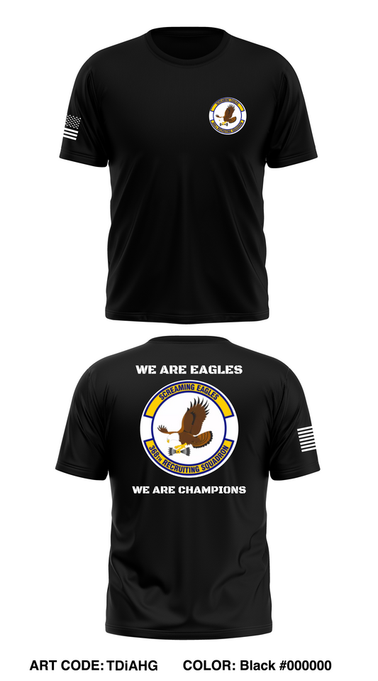 368TH RECRUITING SQUADRON STORE 1 Core Men's SS Performance Tee - TDiAHG
