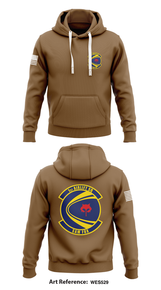 1st Airlift Squadron  Store 1  Core Men's Hooded Performance Sweatshirt - WeS529