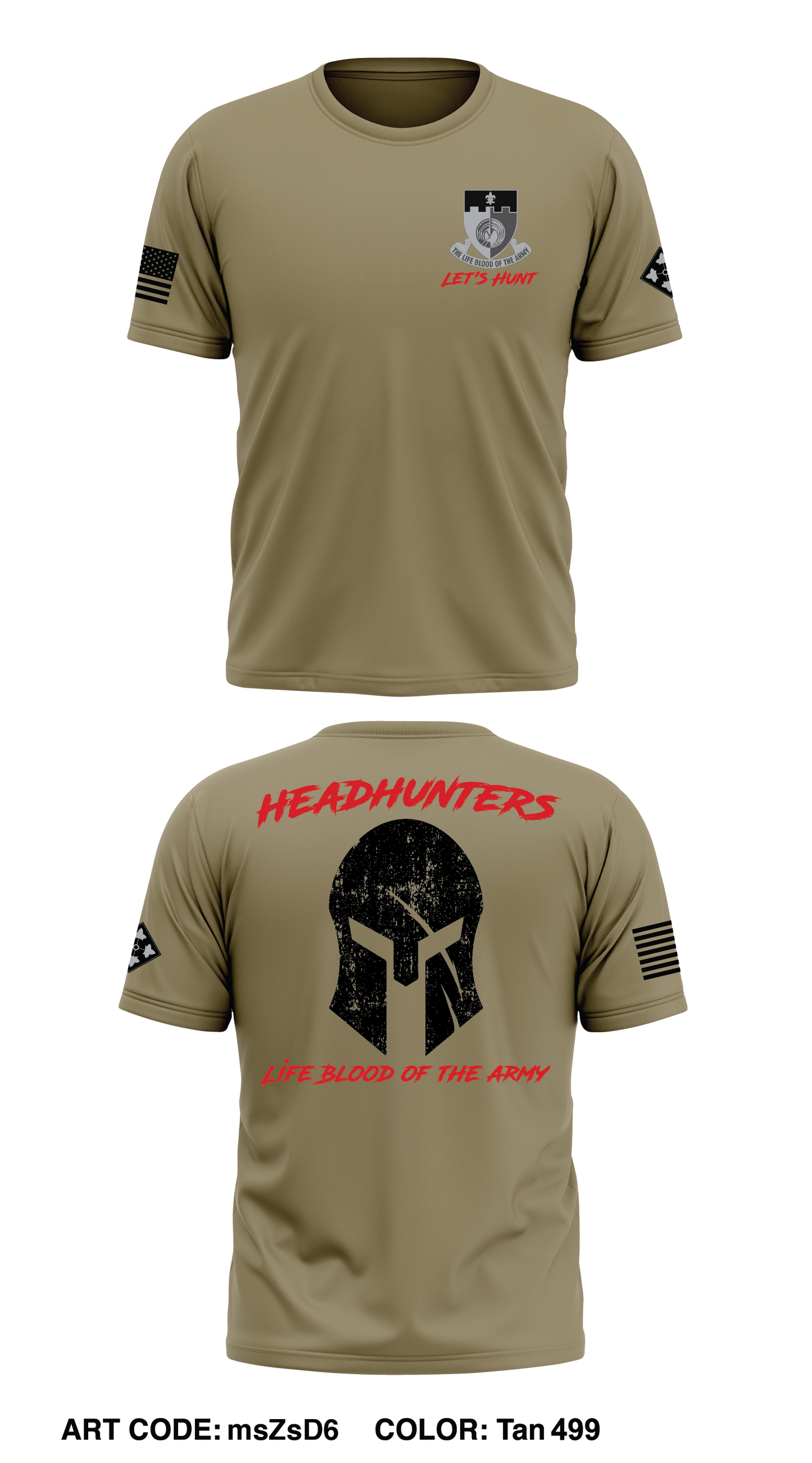 HHC, 64BSB, 3ABCT Store 1 Core Men's SS Performance Tee - msZsD6