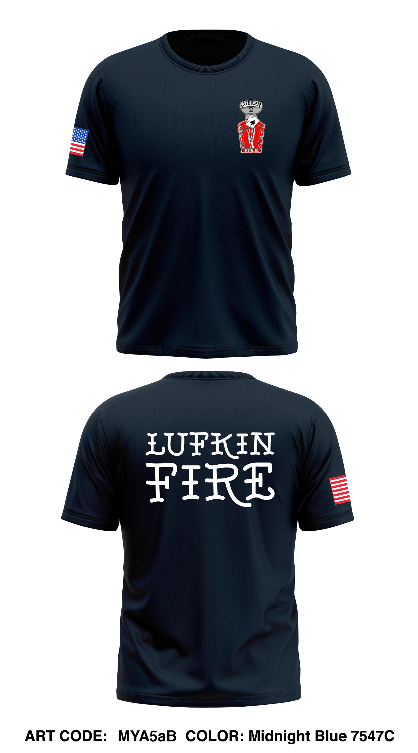 Lufkin Fire Station 2 Store 1 Core Men's SS Performance Tee - MYA5aB