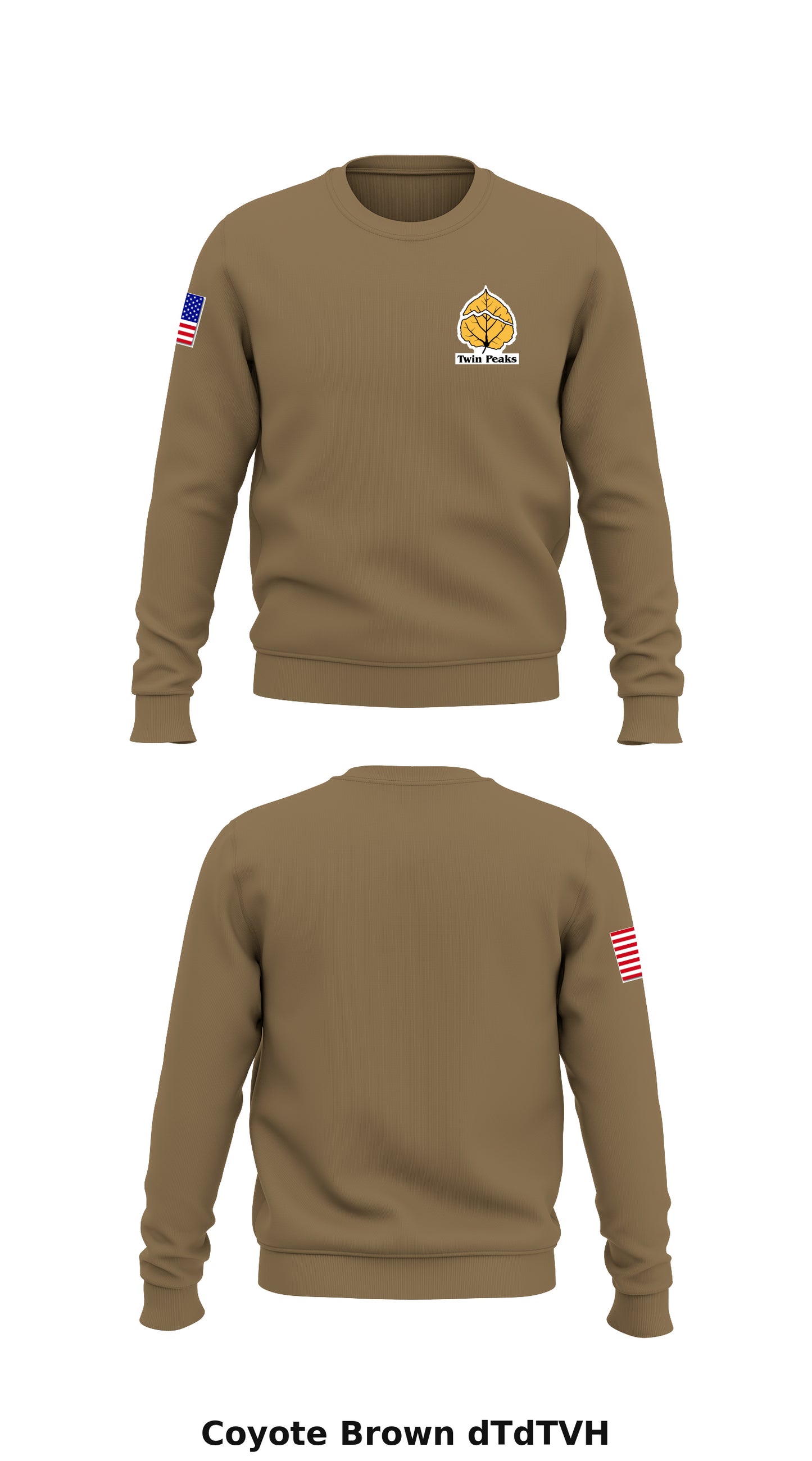 Twin Peaks  Store 1 Core Men's Crewneck Performance Sweatshirt - dTdTVH