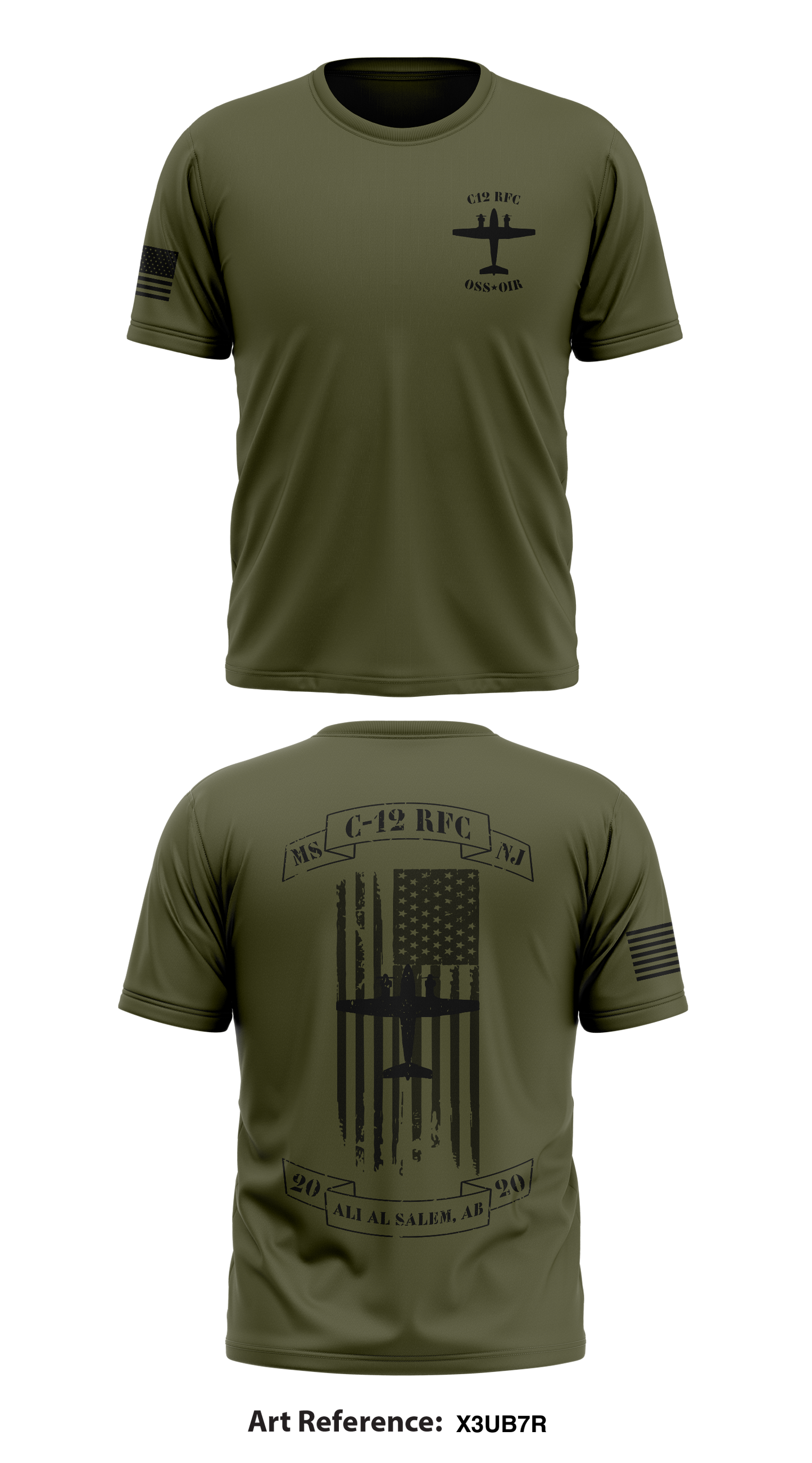 B Co 2-641st Store 1 Core Men's SS Performance Tee - X3uB7r