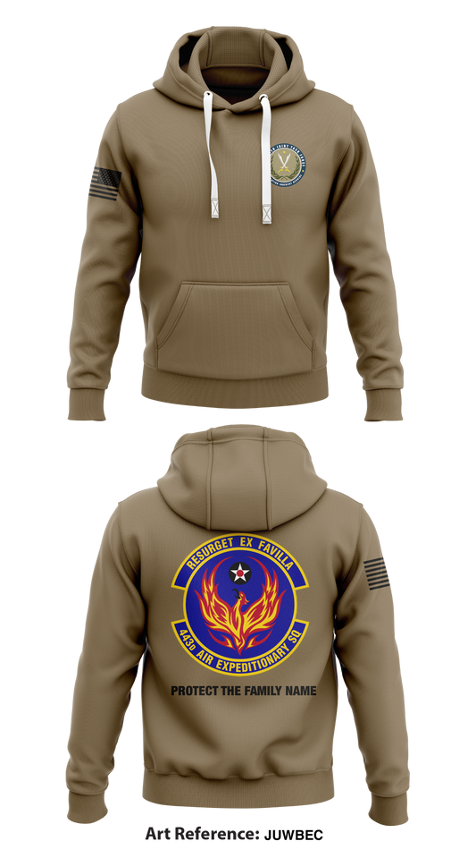443 AES Store 1  Core Men's Hooded Performance Sweatshirt - JUWBec