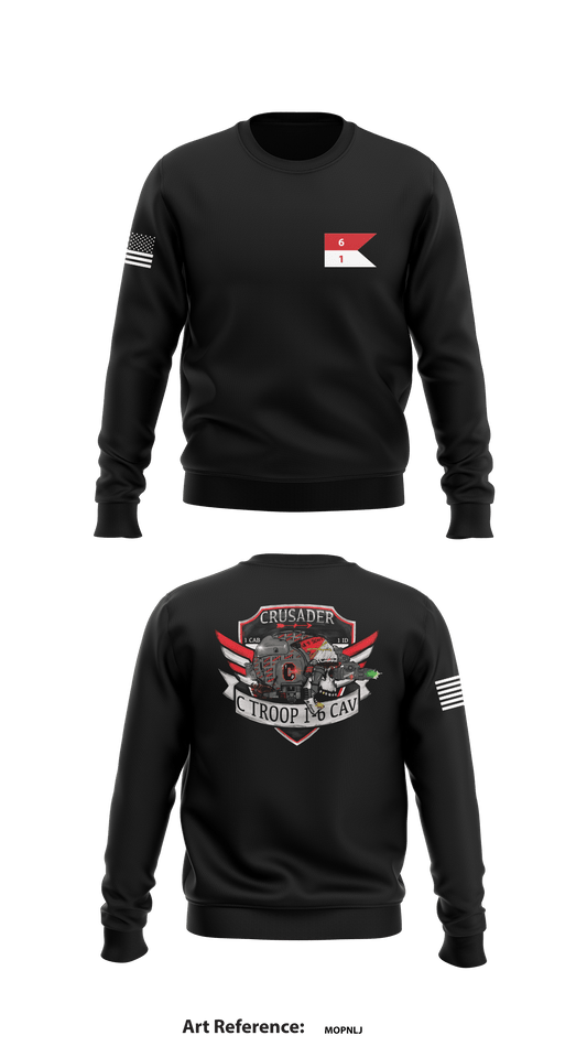 C Trp, 1-6 CAV Store 1 Core Men's Crewneck Performance Sweatshirt - mOPnlJ