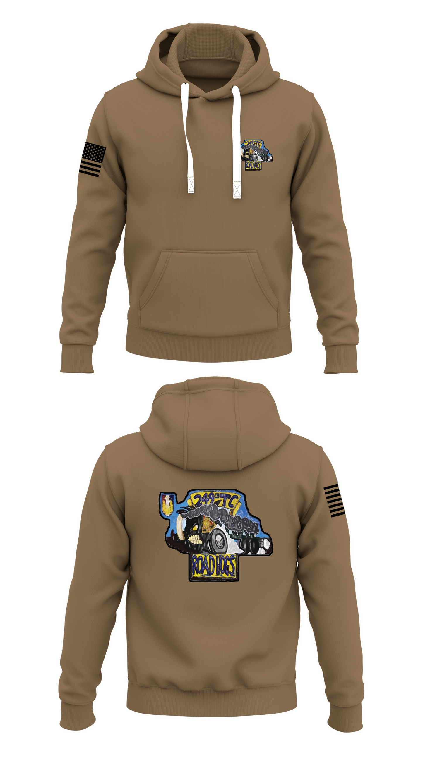 249th Transportation Company Store 1  Core Men's Hooded Performance Sweatshirt - 55346171554