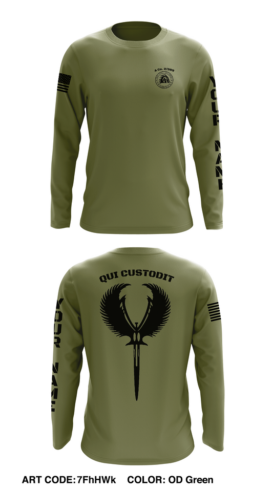 Alpha Co. 2/389 Store 1 Core Men's LS Performance Tee - 7FhHWk