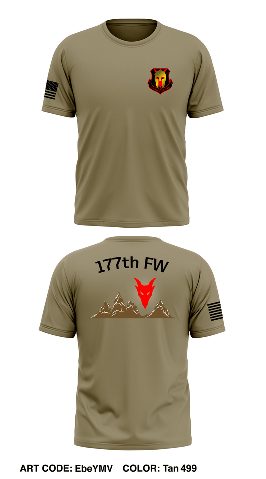177th FW Store 1 Core Men's SS Performance Tee - EbeYMV