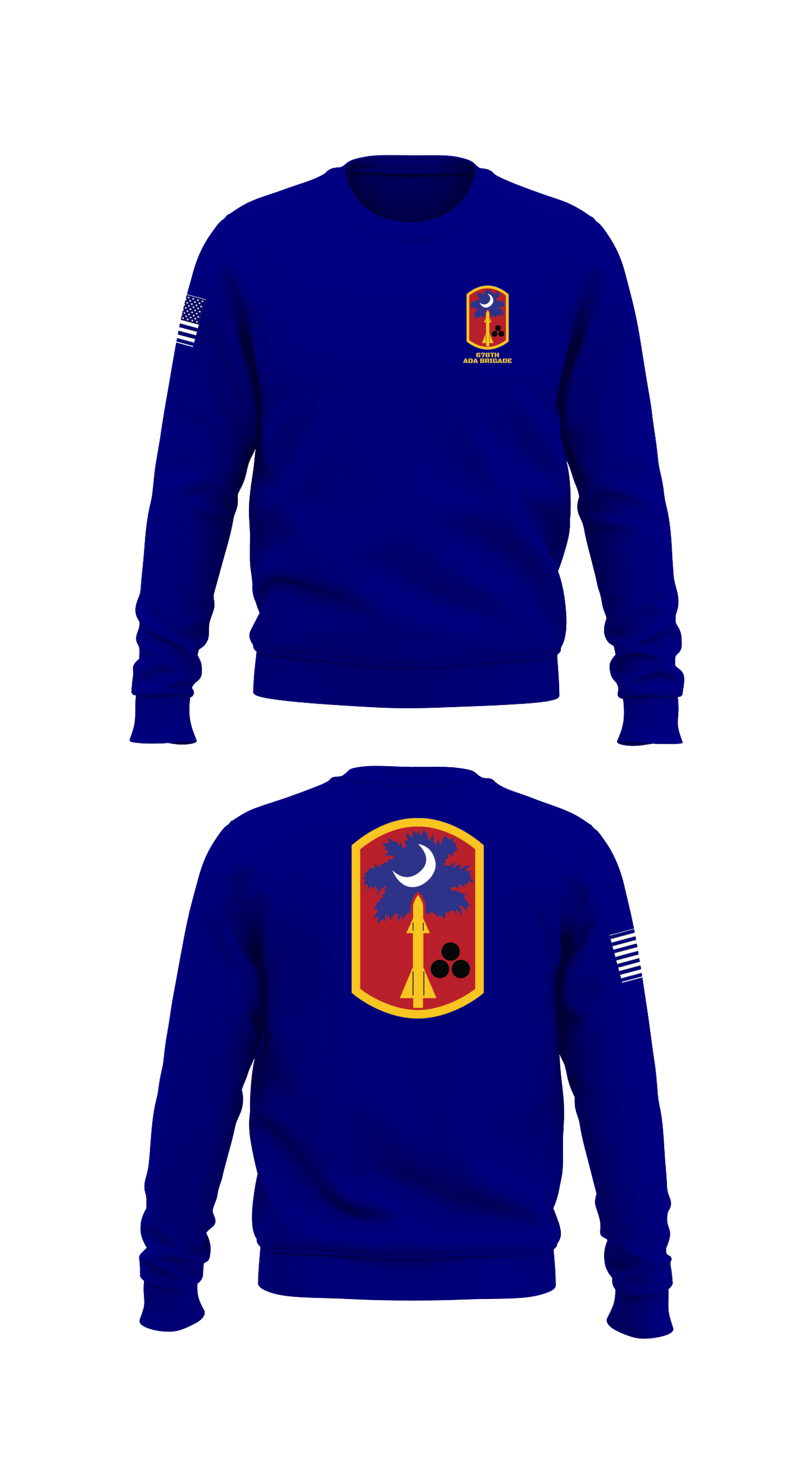 678th ADA Brigade Store 1 Core Men's Crewneck Performance Sweatshirt - 73365237331
