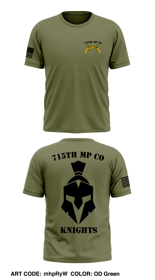 715th MP Co Store 1 Core Men's SS Performance Tee - mhpRyW