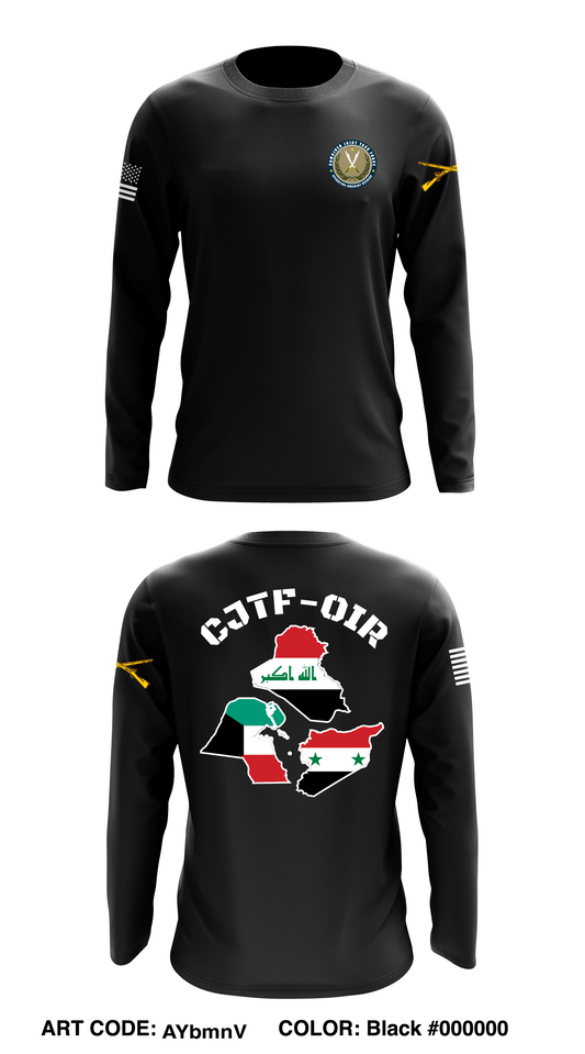 847th HR CO A2 Store 1 Core Men's LS Performance Tee - AYbmnV
