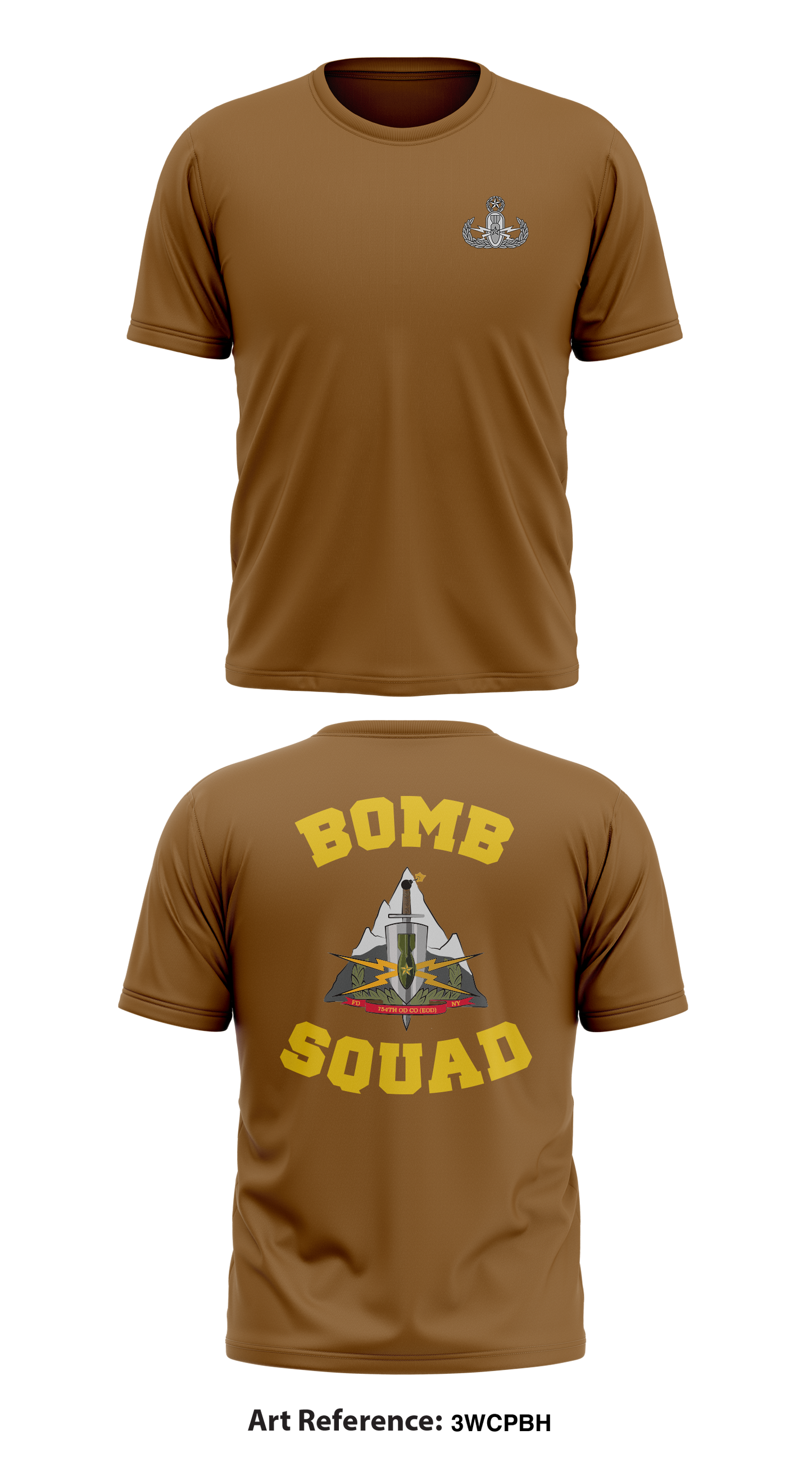754th OD Co EOD Store 1 Core Men's SS Performance Tee - 3wcPBh