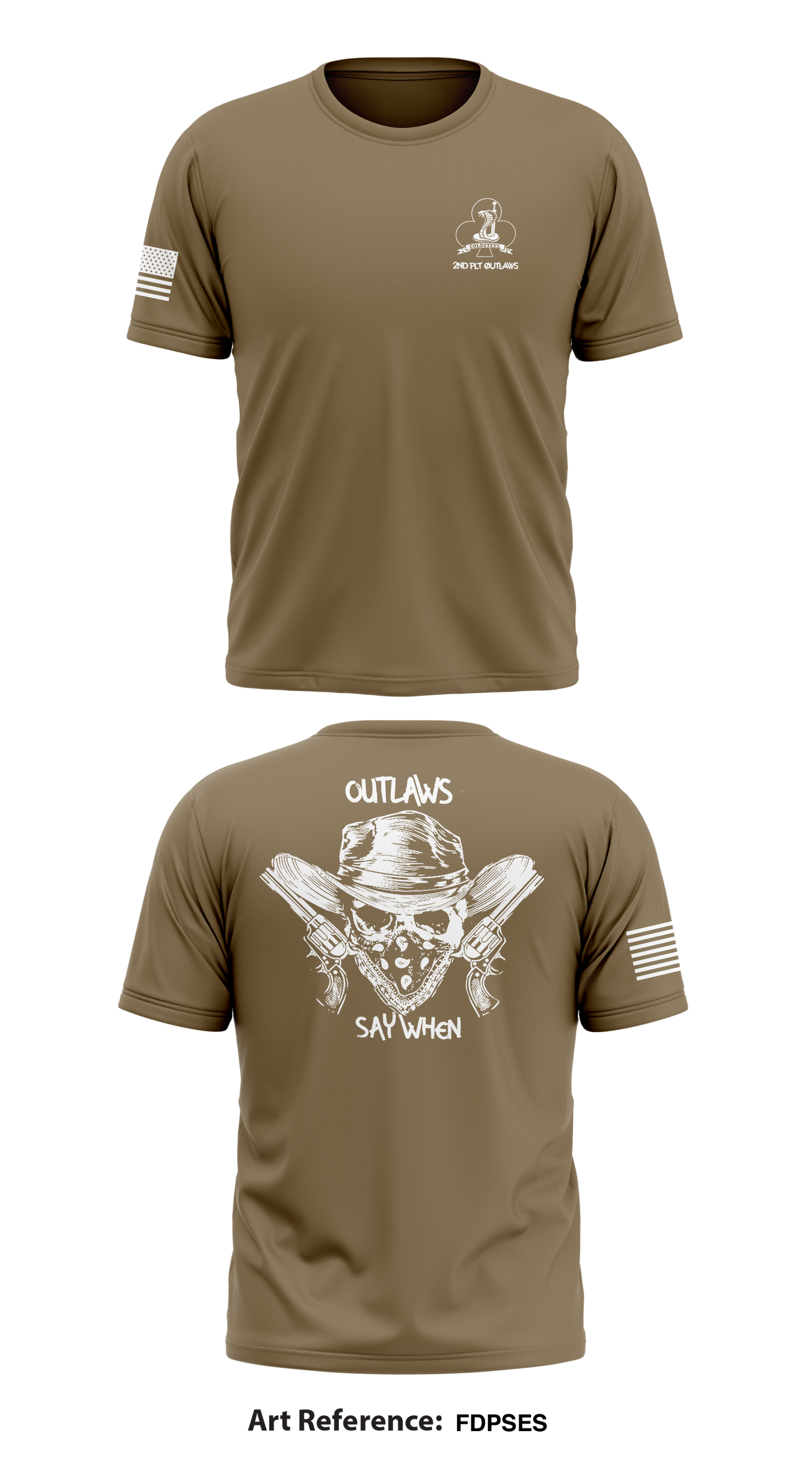 2nd Platoon, C Co, 1-327IN Store 1 Core Men's SS Performance Tee - fDpSES