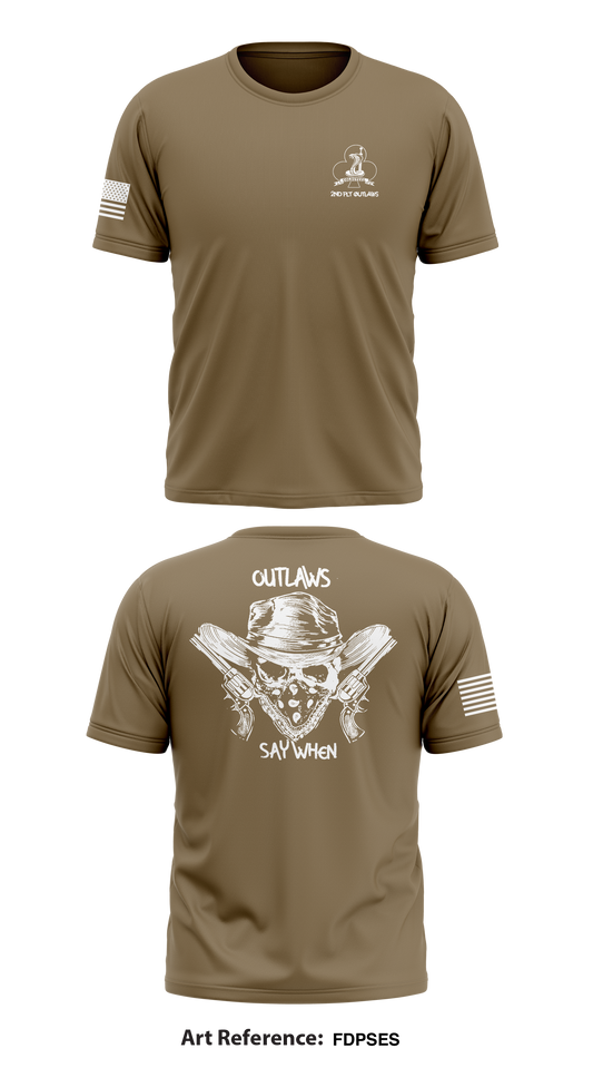 2nd Platoon, C Co, 1-327IN Store 1 Core Men's SS Performance Tee - fDpSES