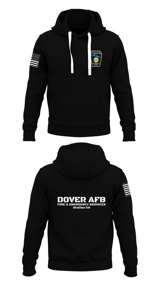 Dover AFB Fire & Emergency Services  Store 1  Core Men's Hooded Performance Sweatshirt - 59315935202