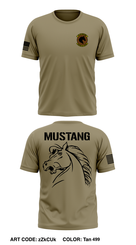 Det 330 Mustangs Store 1 Core Men's SS Performance Tee - zZkCUk