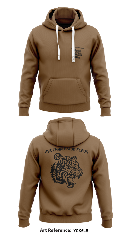 USS CHARLESTON FCPOA Store 1  Core Men's Hooded Performance Sweatshirt - yCk6LB