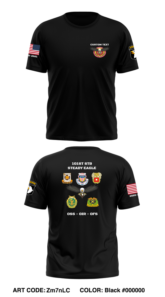 101ST SPECIAL TROOPS BATTALION STORE 2 Core Men's SS Performance Tee - Zm7nLC
