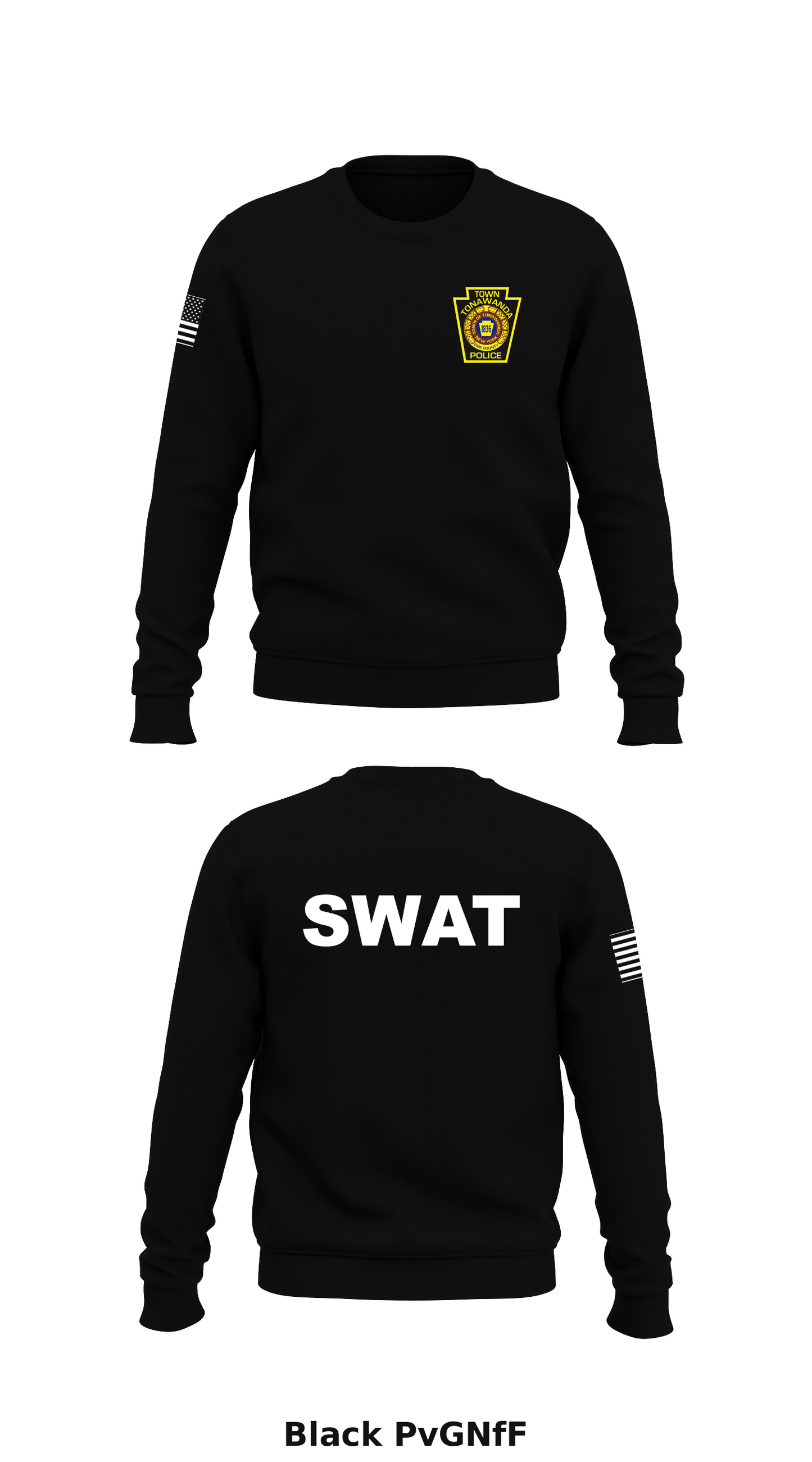 TTPD SWAT Store 1 Core Men's Crewneck Performance Sweatshirt - PvGNfF