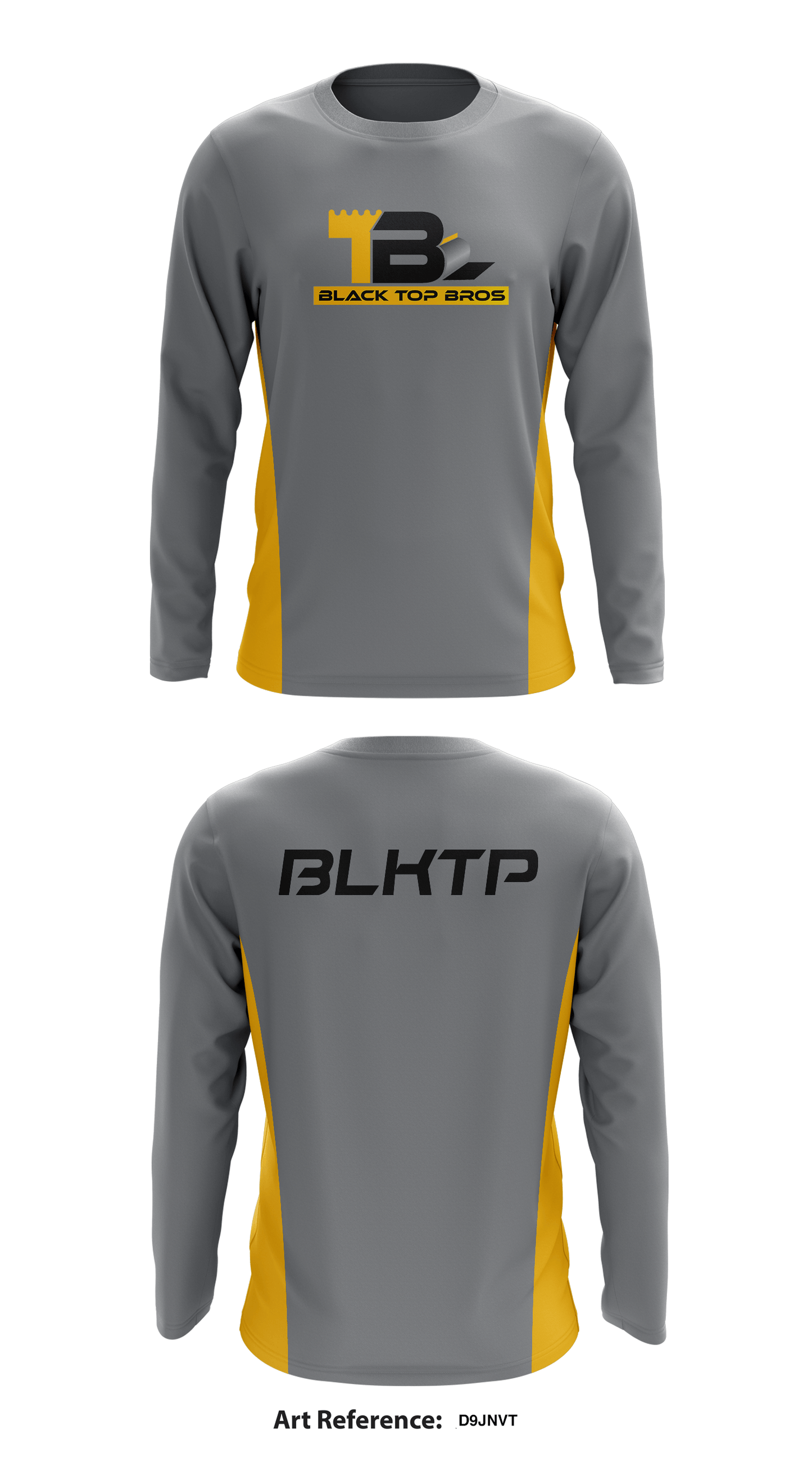BlackTop Bros Store 1 Core Men's LS Performance Tee - D9JnVt